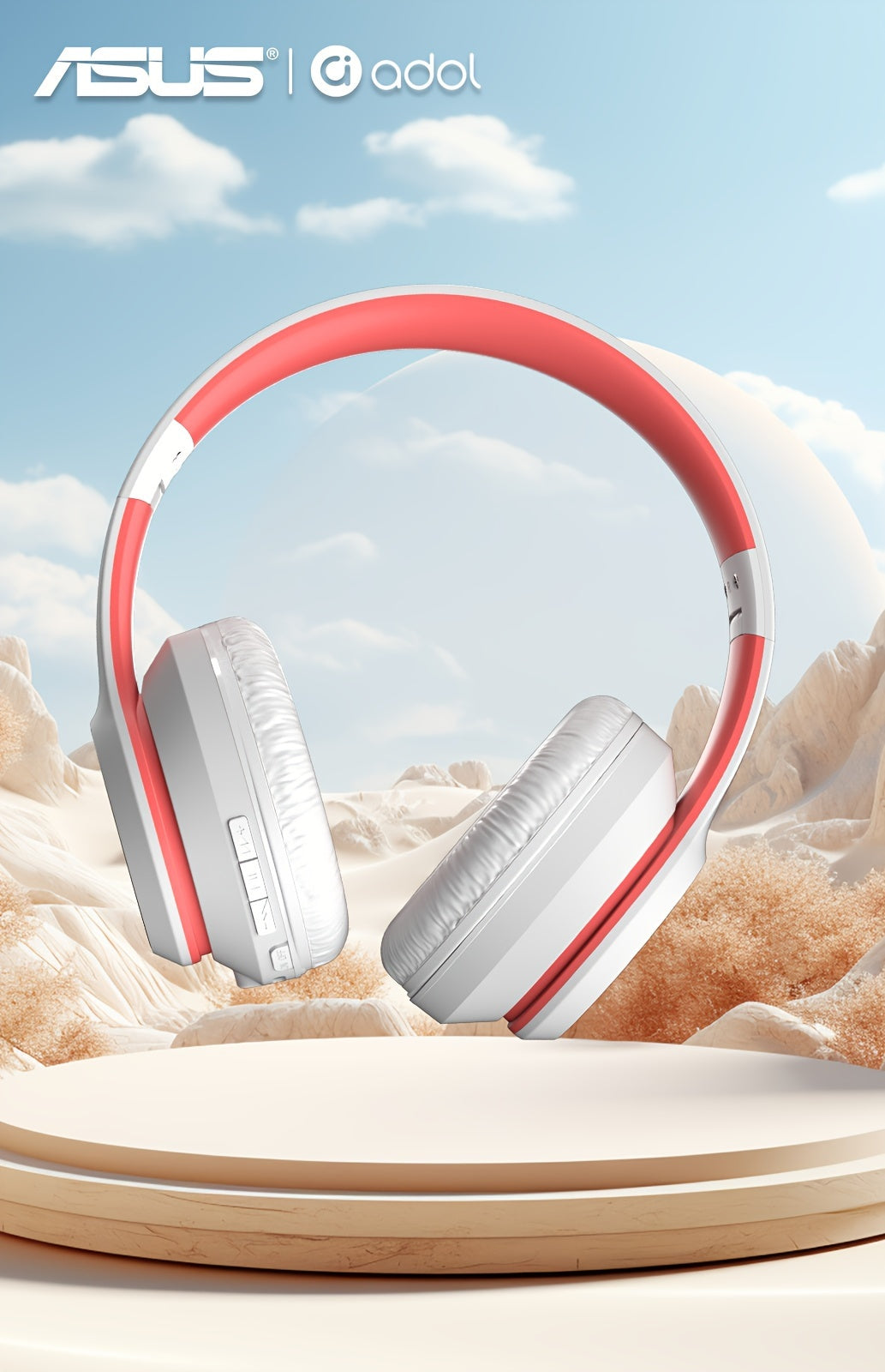 ASUS AS-D96 Wireless earphone Headphones with Micrphone,HD Call game mode Low latency and smoother