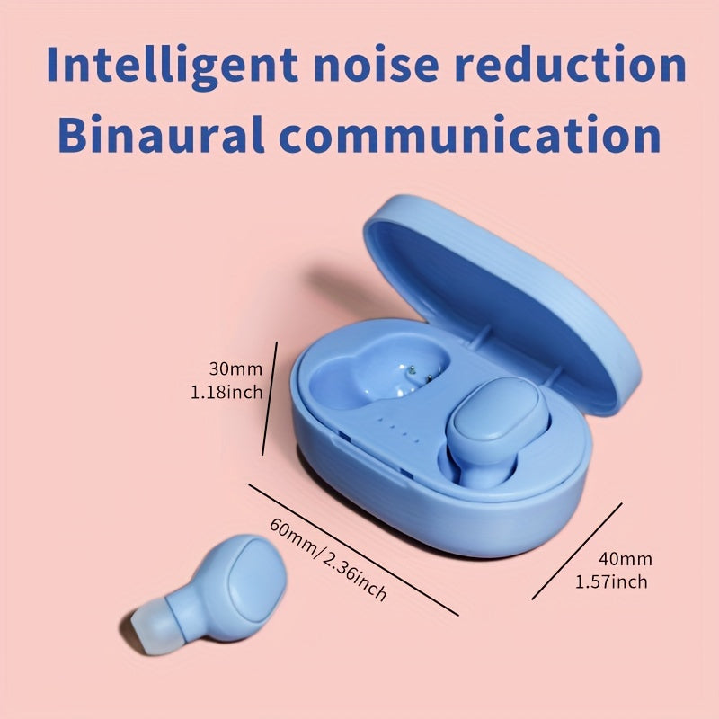 TWS Mini Wireless Earbuds - Portable In-Ear Headphones with Charging Case, Perfect Holiday Gift