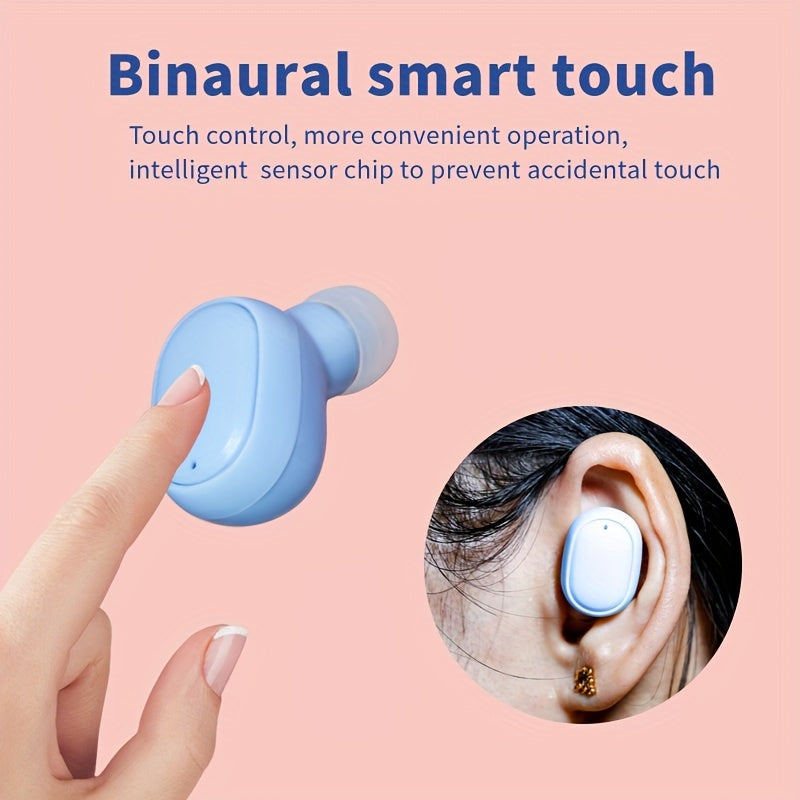 TWS Mini Wireless Earbuds - Portable In-Ear Headphones with Charging Case, Perfect Holiday Gift