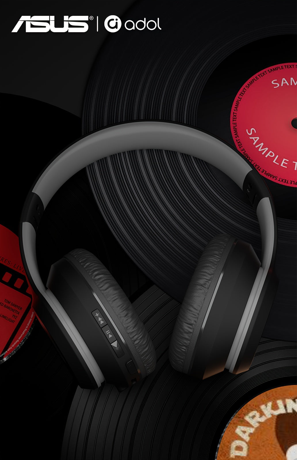 ASUS AS-D96 Wireless earphone Headphones with Micrphone,HD Call game mode Low latency and smoother