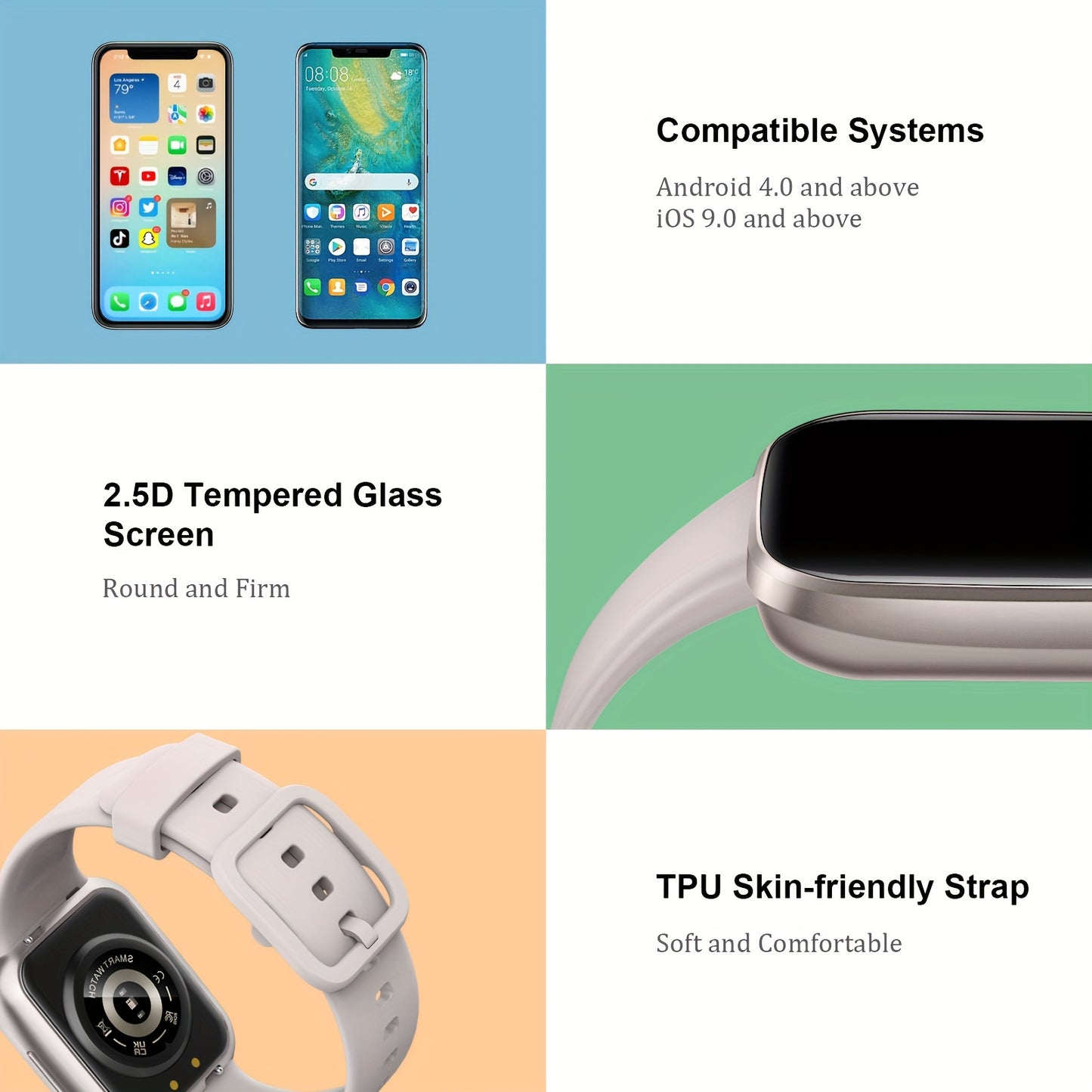 Smartwatch Q23 - Fitness Tracker with 1.69" HD Display & 25 Sports Modes