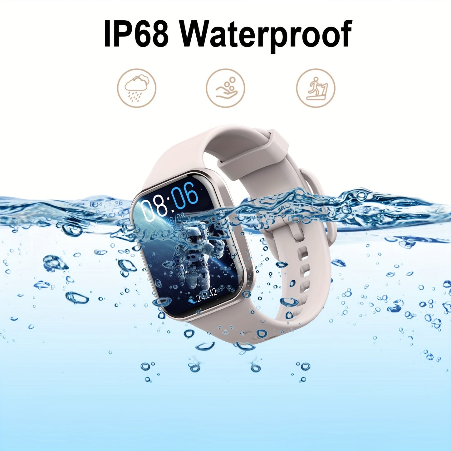 Smartwatch Q23 - Fitness Tracker with 1.69" HD Display & 25 Sports Modes