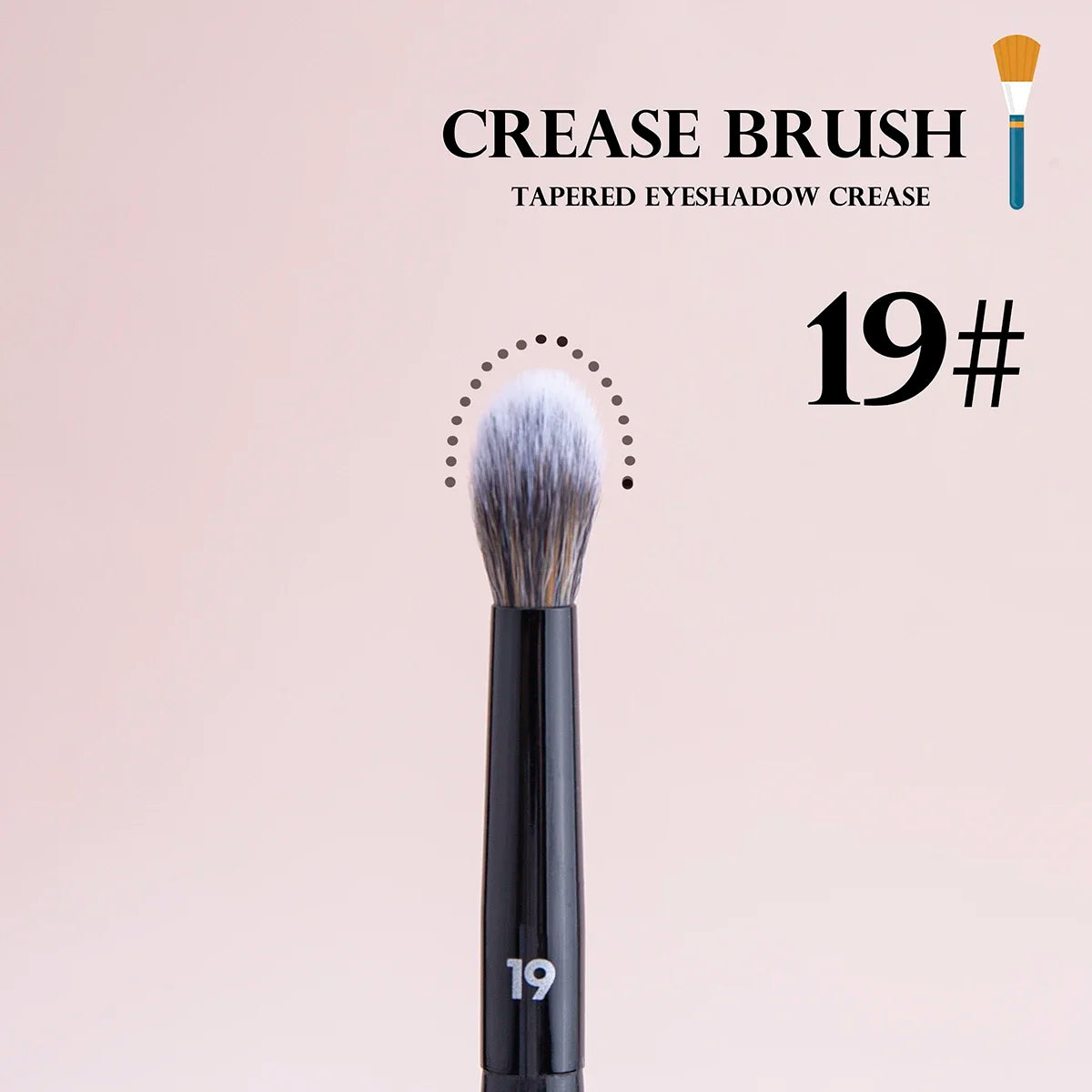 Tapered Crease Brush – Precision Blending for Eyeshadow