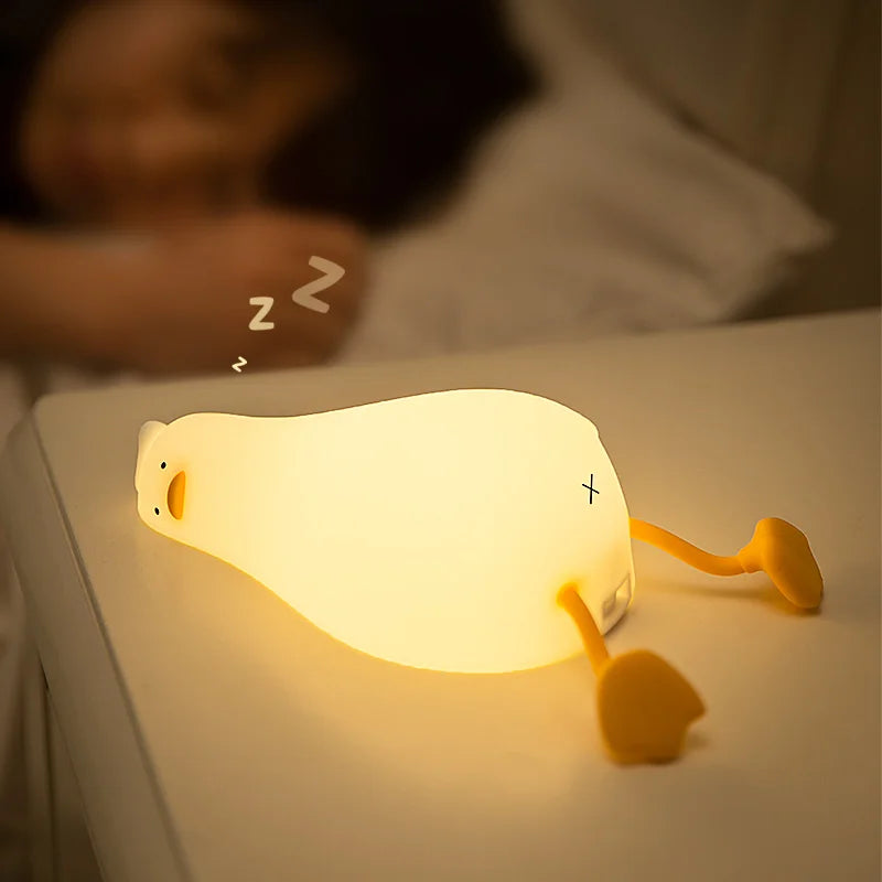 Lying Flat Duck Lamp