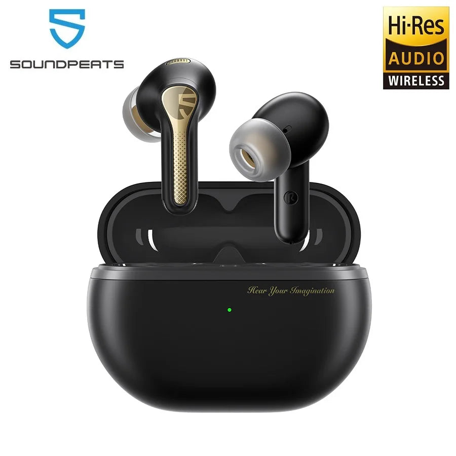 ANC Bluetooth 5.3 Earbuds – Hi-Res Stereo, 6 Mics & 43H Playtime