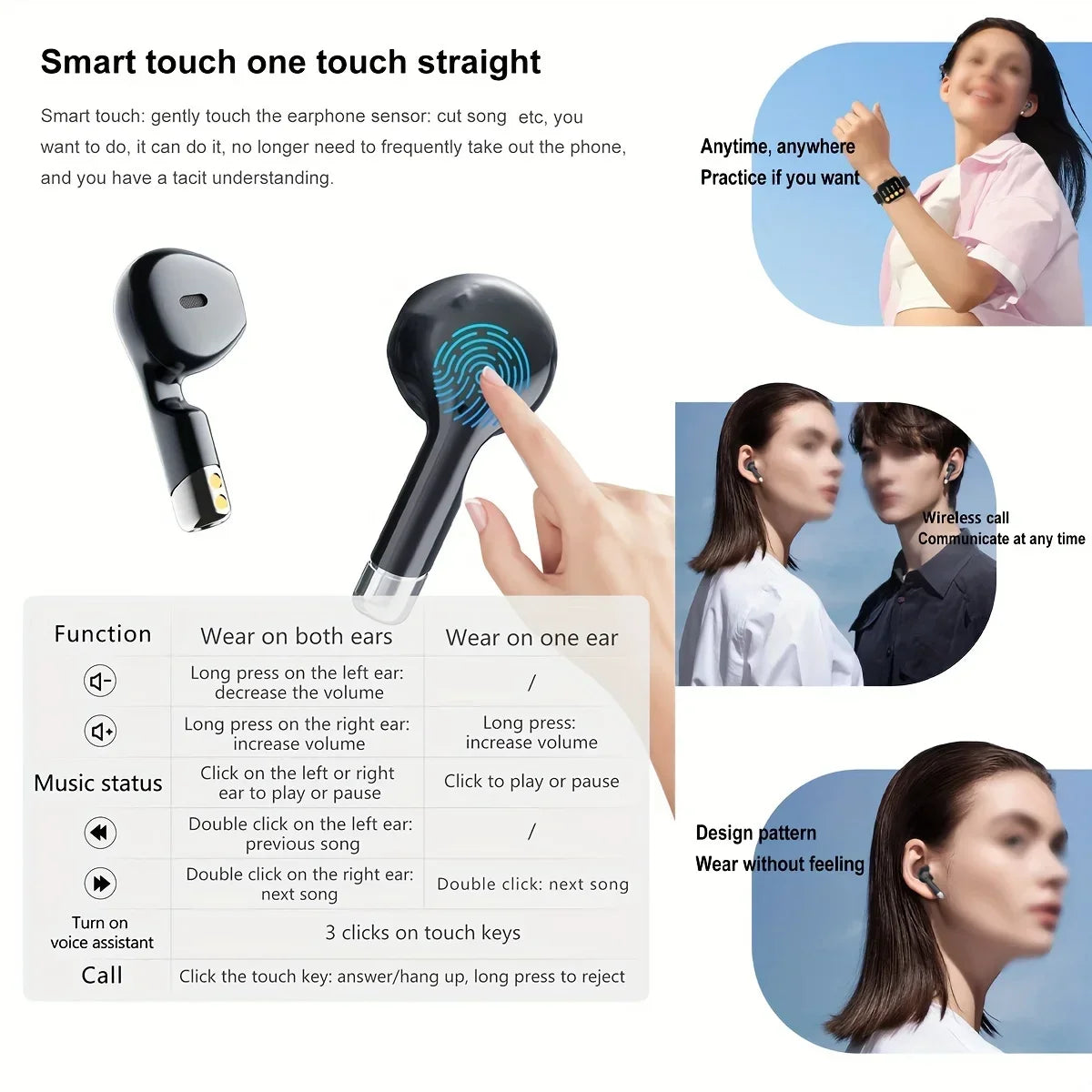 Smart Watch 2.01 inch HD Large Screen Waterproof Heart Rate Blood Oxygen Bluetooth earphone TWS 2 in 1 Make phone calls 2025