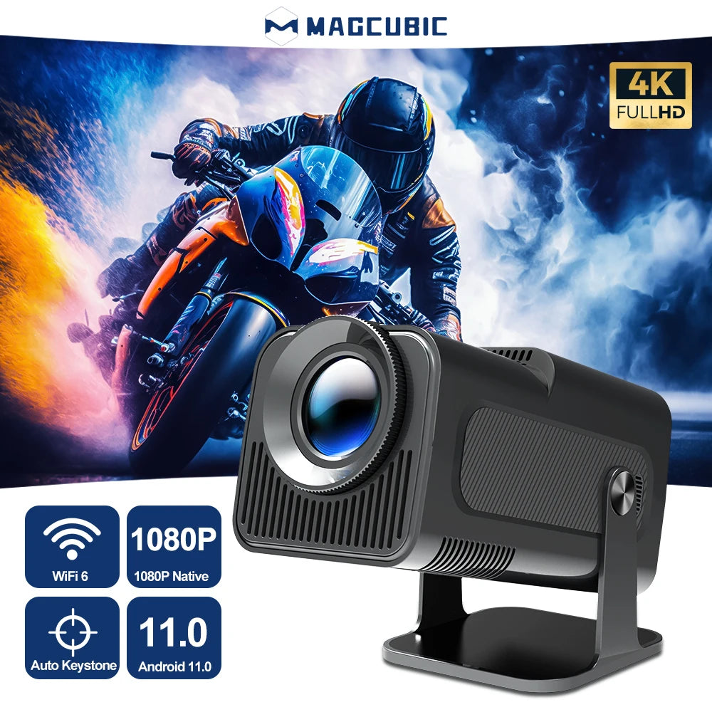 Magcubic HY320 4K Projector: 390 ANSI, Dual WiFi6, BT5.0