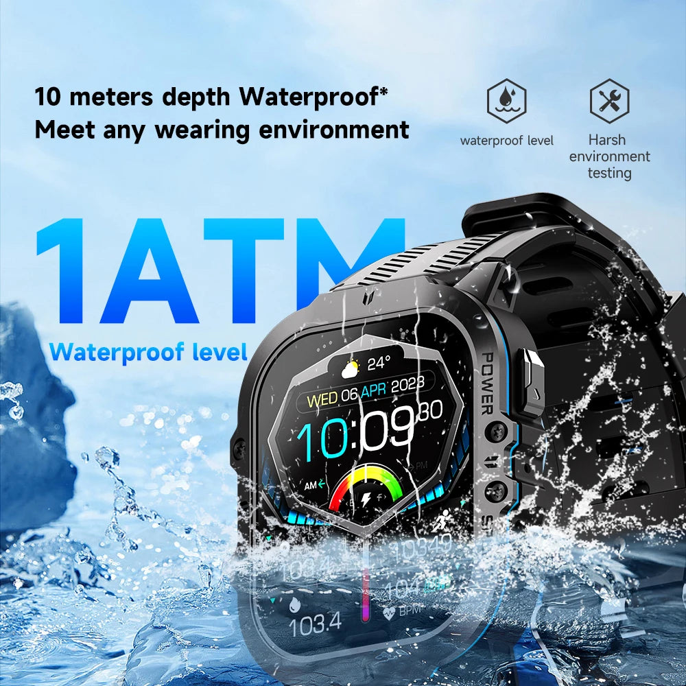 OUKITEL BT20 Smart Watch - Fitness Tracking with Heart Rate and Sleep Monitoring