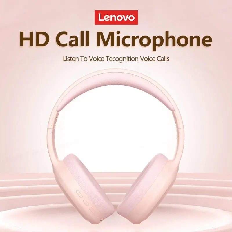 Lenovo TH30 Foldable Wireless Bluetooth 5.3 Gaming Headset with Mic & Long Battery Life
