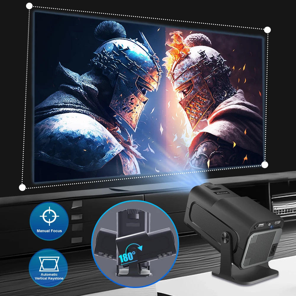 Magcubic HY320 4K Projector: 390 ANSI, Dual WiFi6, BT5.0