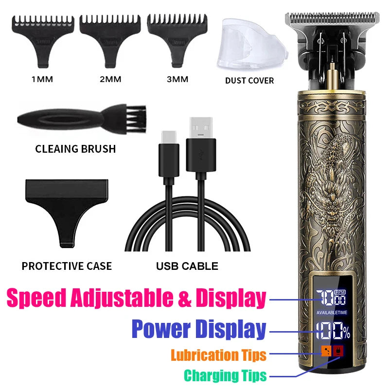 T9 Electric Hair Cutting Machine Hair Clipper Beard