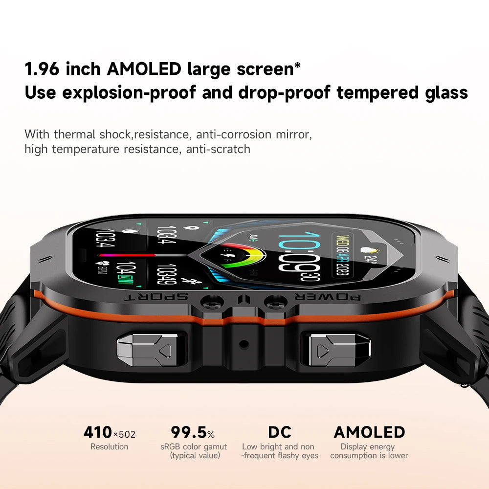 OUKITEL BT20 Smart Watch - Fitness Tracking with Heart Rate and Sleep Monitoring