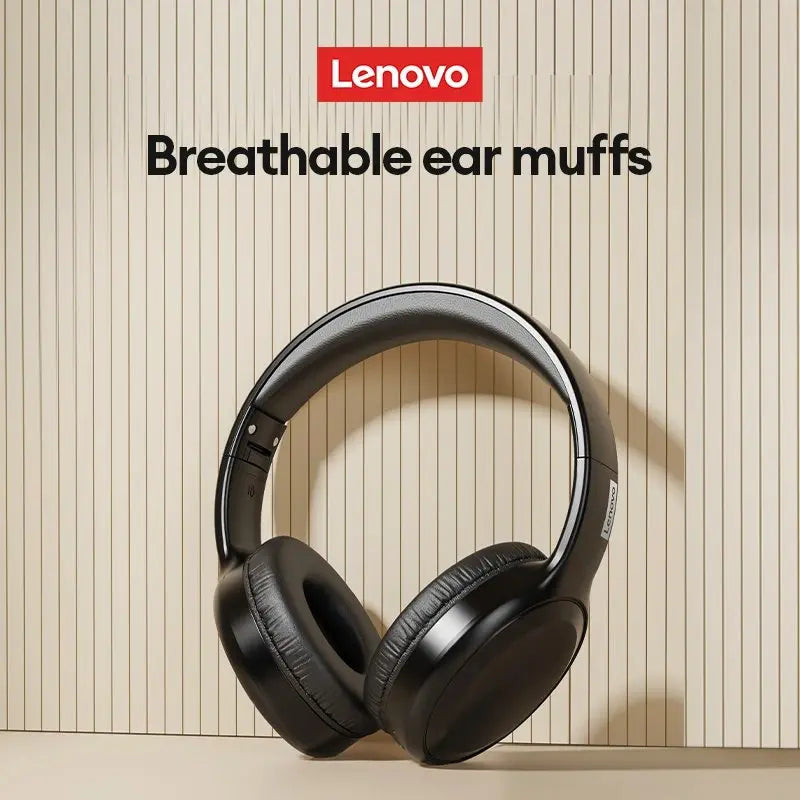 Lenovo TH30 Foldable Wireless Bluetooth 5.3 Gaming Headset with Mic & Long Battery Life