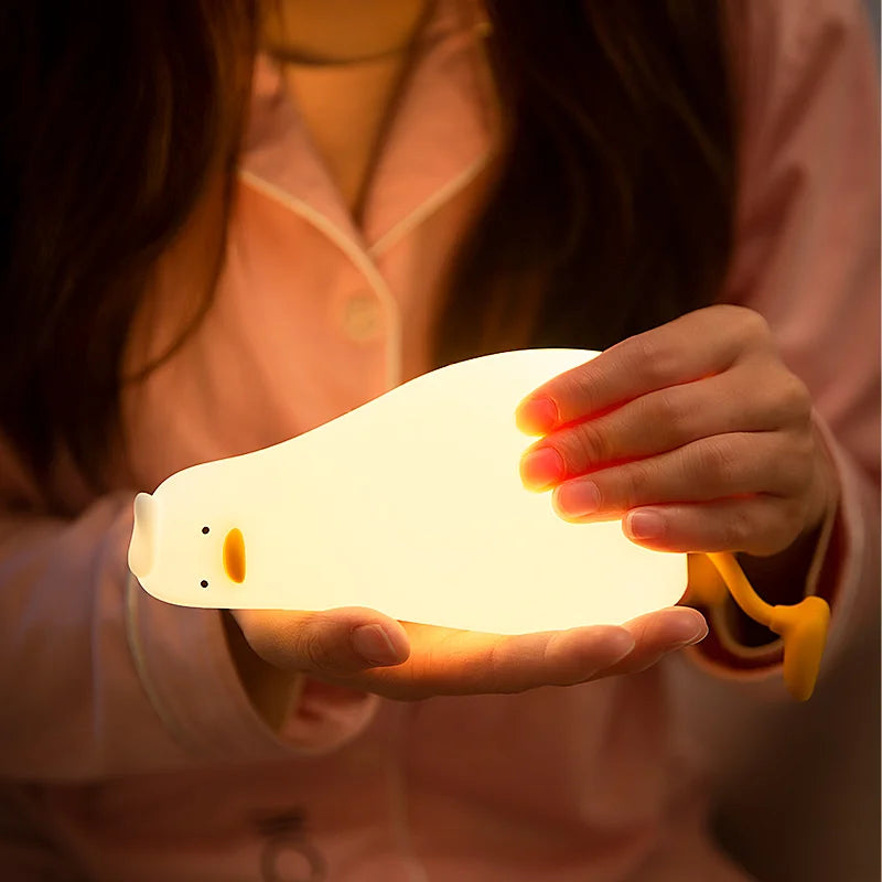Lying Flat Duck Lamp