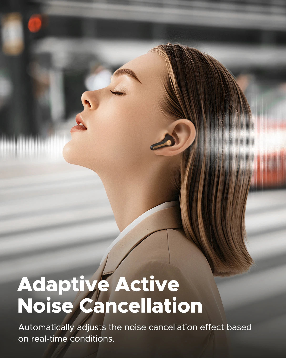 ANC Bluetooth 5.3 Earbuds – Hi-Res Stereo, 6 Mics & 43H Playtime