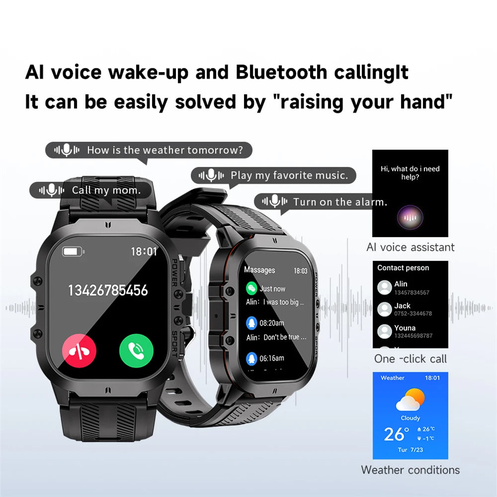 OUKITEL BT20 Smart Watch - Fitness Tracking with Heart Rate and Sleep Monitoring