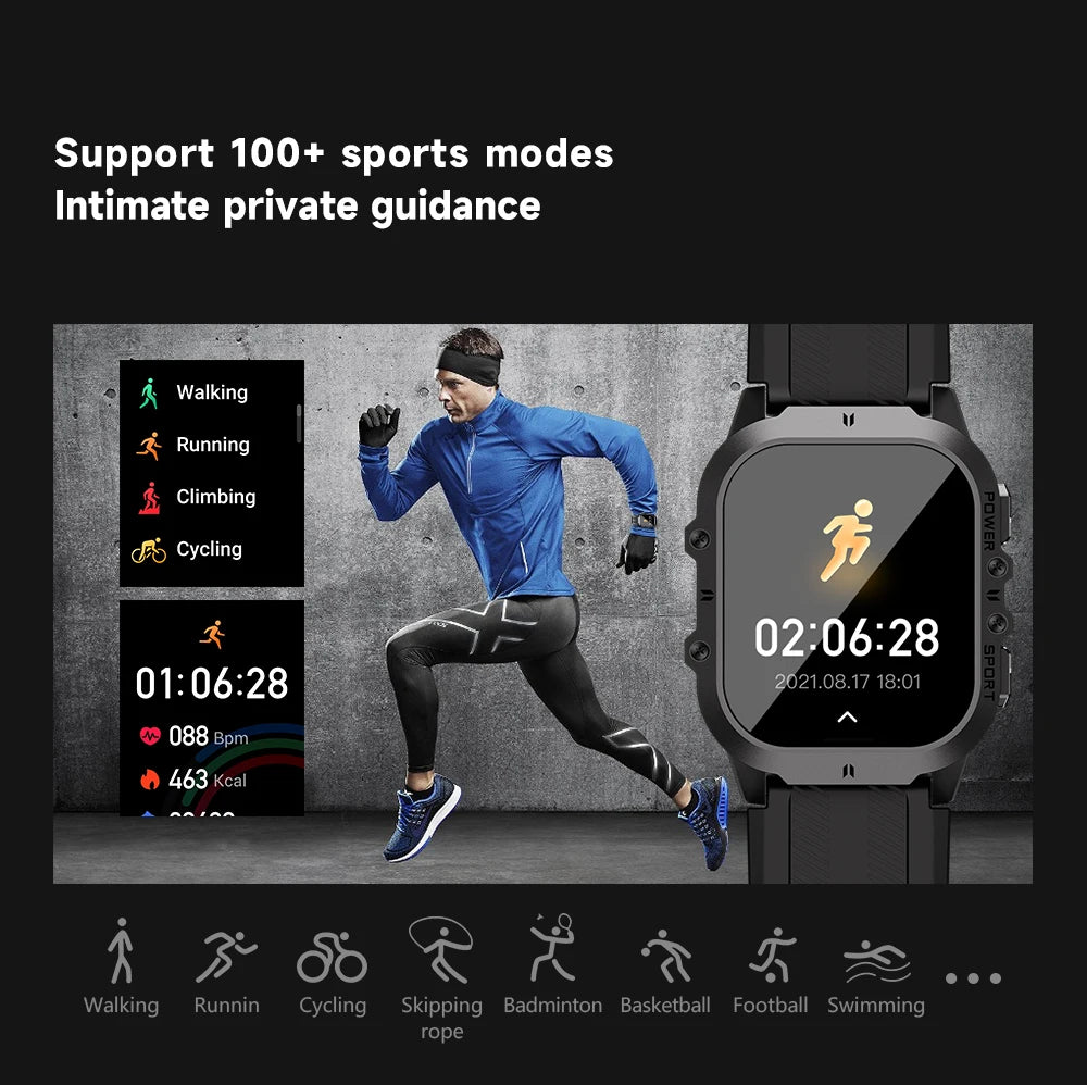 OUKITEL BT20 Smart Watch - Fitness Tracking with Heart Rate and Sleep Monitoring