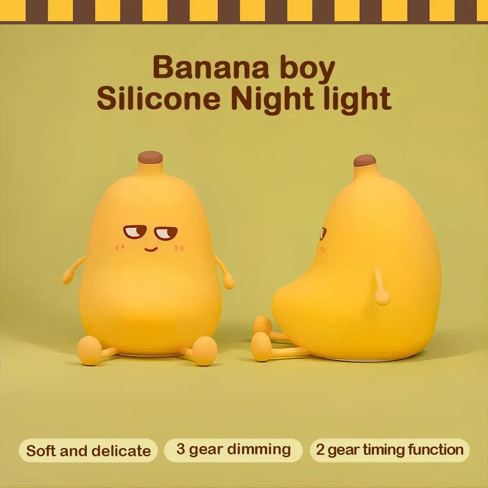 Silicone Pear LED Night Light 7 Colours