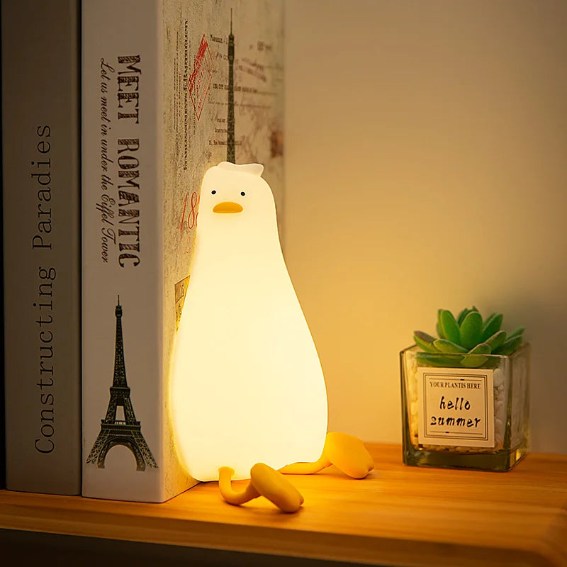 Lying Flat Duck Lamp