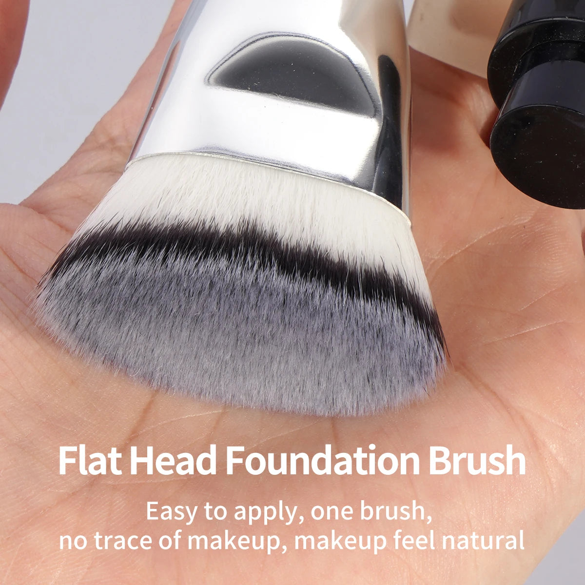 AANGE 4-Piece Makeup Brush Set – Dual-Ended Concealer & Angled Foundation Brushes for Women and Gifts