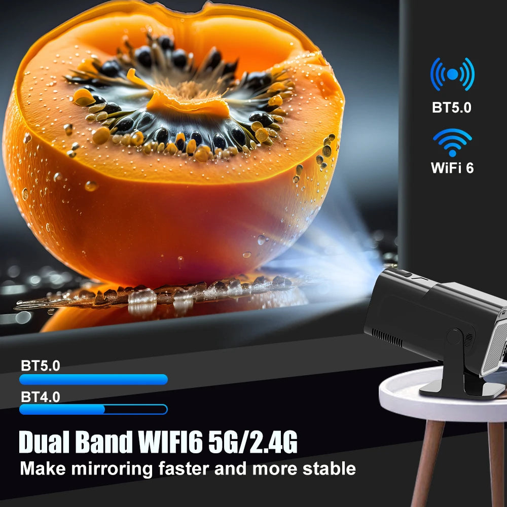 Magcubic HY320 4K Projector: 390 ANSI, Dual WiFi6, BT5.0