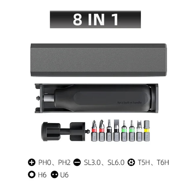 46-in-1 Precision Magnetic Screwdriver Set – Torx, Hex & Phillips Bits