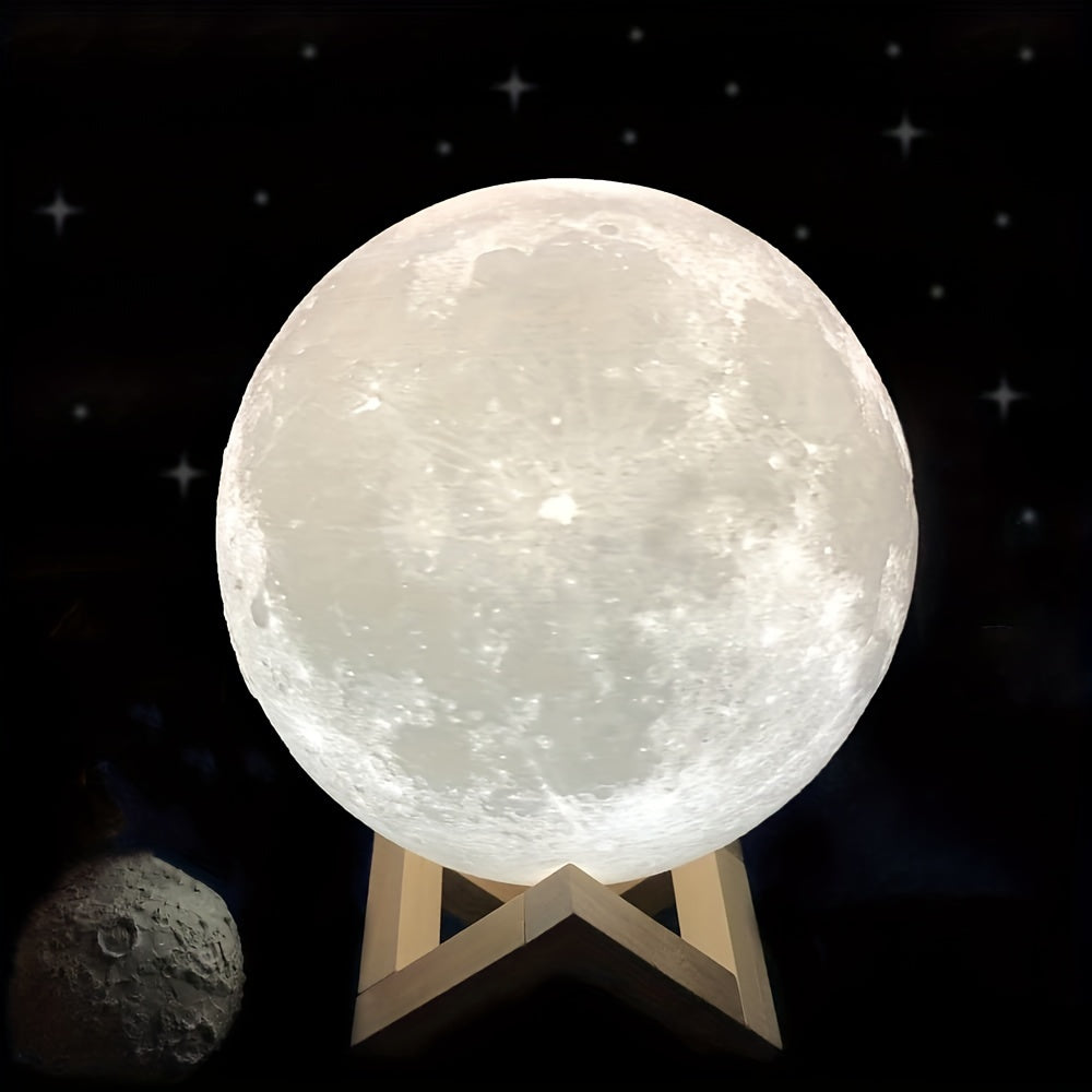 Moon Light 128 Colors: Rechargeable, Dimmable and Decorative Lamp for Unique Gifts