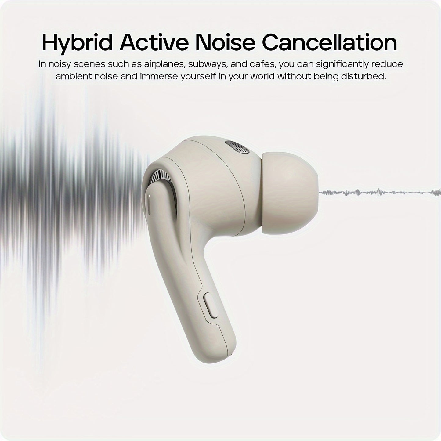 TRIBIT FlyBuds C1 Pro - True Wireless Earbuds with ANC, 6-Mic ENC, Transparency Mode, 36H Battery, and Touch Controls