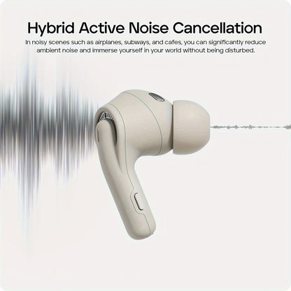 TRIBIT FlyBuds C1 Pro - True Wireless Earbuds with ANC, 6-Mic ENC, Transparency Mode, 36H Battery, and Touch Controls