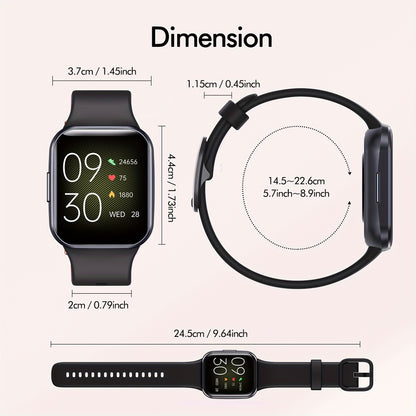 Smartwatch Q23 - Fitness Tracker with 1.69" HD Display & 25 Sports Modes