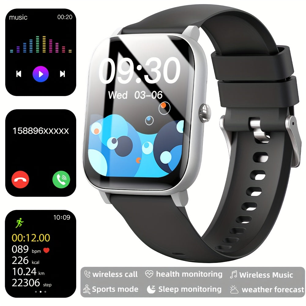 1.85" Smartwatch with Calling, Fitness Tracking & USB Charging