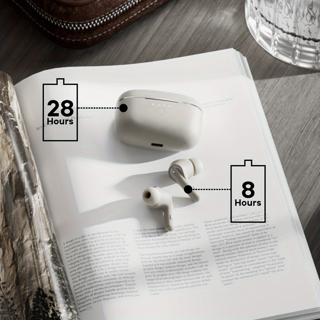 TRIBIT FlyBuds C1 Pro - True Wireless Earbuds with ANC, 6-Mic ENC, Transparency Mode, 36H Battery, and Touch Controls