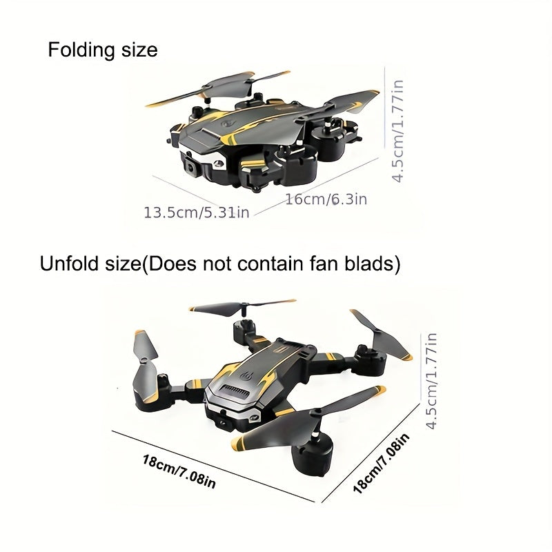 S6 Drone HD Dual Camera, Single Battery, Obstacle Avoidance, WIFI Connection, APP Control, One-Key Return, Foldable, Remote Control