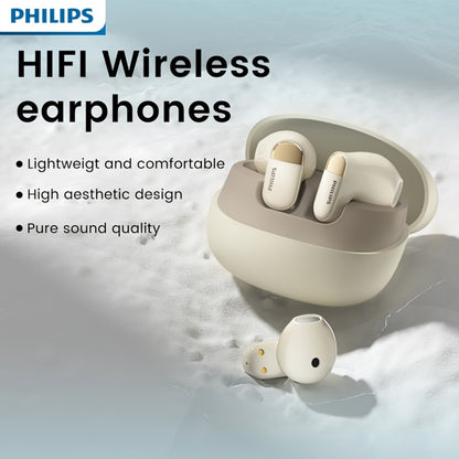 Philips Wireless Earbuds - Long Battery, Stable Fit, Mic & Charging Case