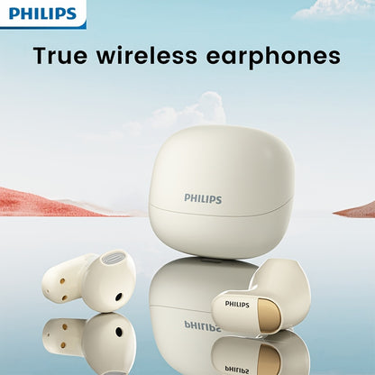 Philips Wireless Earbuds - Long Battery, Stable Fit, Mic & Charging Case