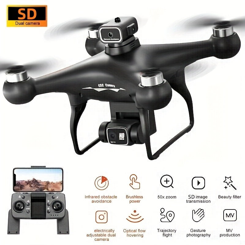 S116 MAX Brushless Drone - Dual Camera, Optical Flow, 360° Obstacle Avoidance, Wi-Fi FPV & APP Control