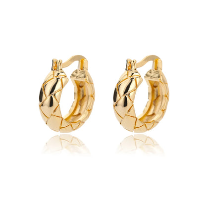 Irregular Geometric Drop Earrings – Stainless Steel Statement Hoops