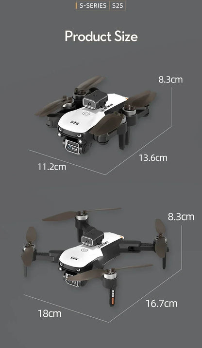S2S 8K Dual Camera Drone – Professional Aerial Photography Quadcopter