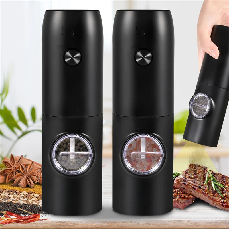 Automatic Pepper Grinder Salt And Pepper Grinder USB Rechargeable