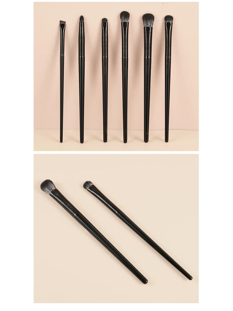 5/6 Piece Eye Makeup Brush Set – Professional Tools for Eyeshadow, Eyeliner & Brows