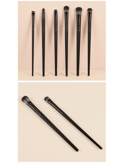 5/6 Piece Eye Makeup Brush Set – Professional Tools for Eyeshadow, Eyeliner & Brows