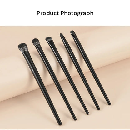 5/6 Piece Eye Makeup Brush Set – Professional Tools for Eyeshadow, Eyeliner & Brows
