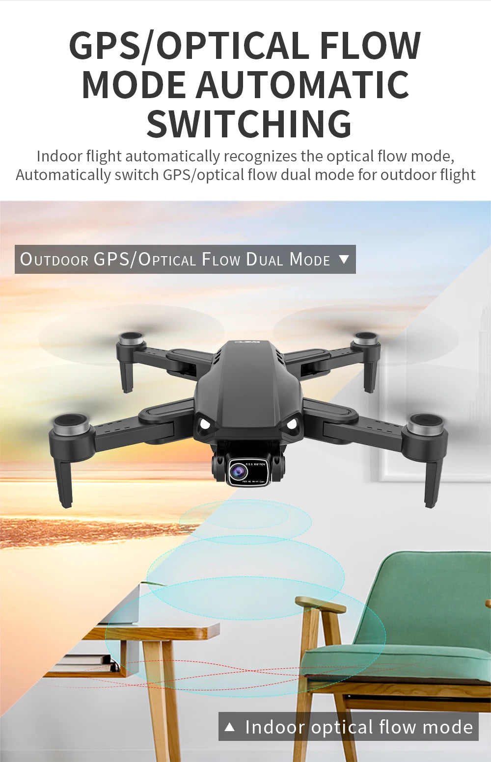 L900 Pro SE MAX 4K GPS Drone with Dual HD Camera & Obstacle Avoidance