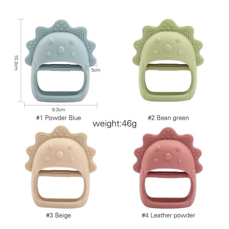 1 piece of baby silicone teether ring