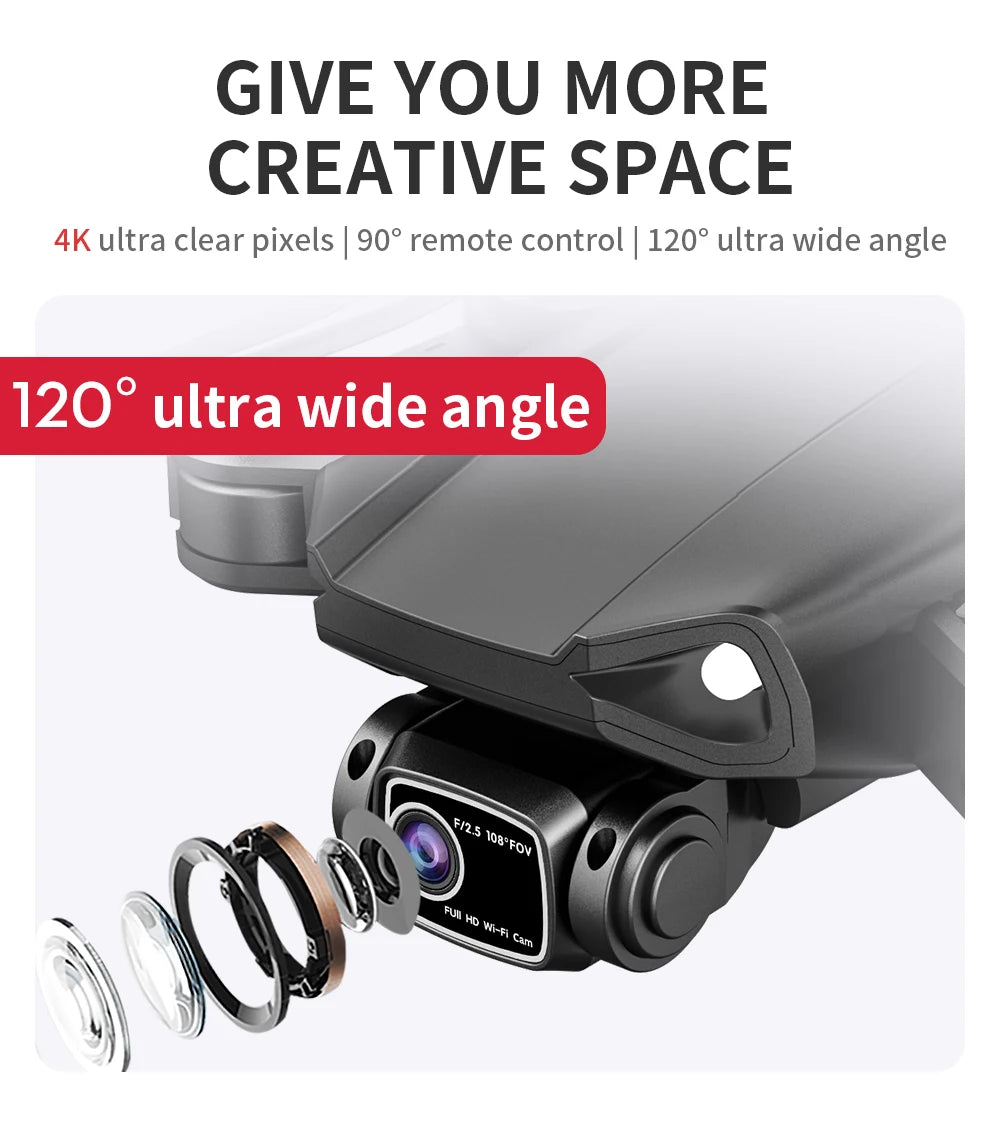L900 Pro SE MAX 4K GPS Drone with Dual HD Camera & Obstacle Avoidance