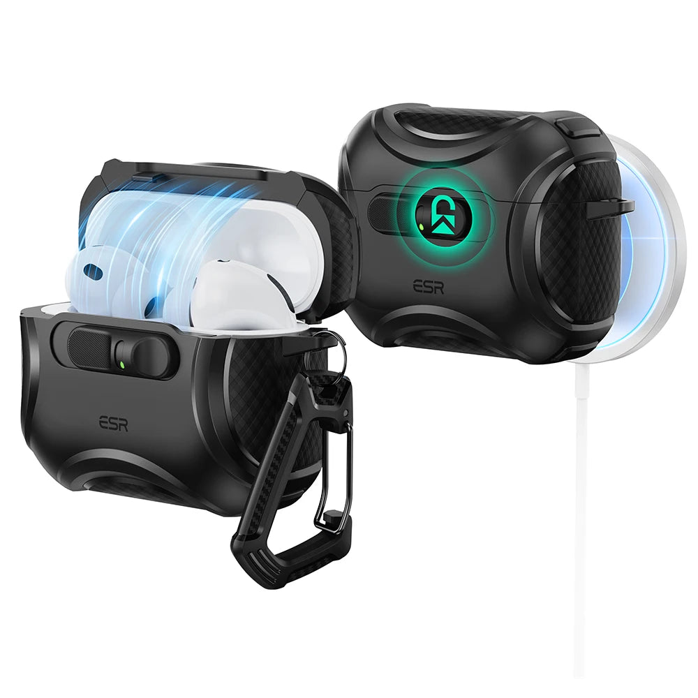 ESR pro 3 Case Compatible with 3rd Generation Earphones - Powerful Drop Protection Cover in Multiple Colors