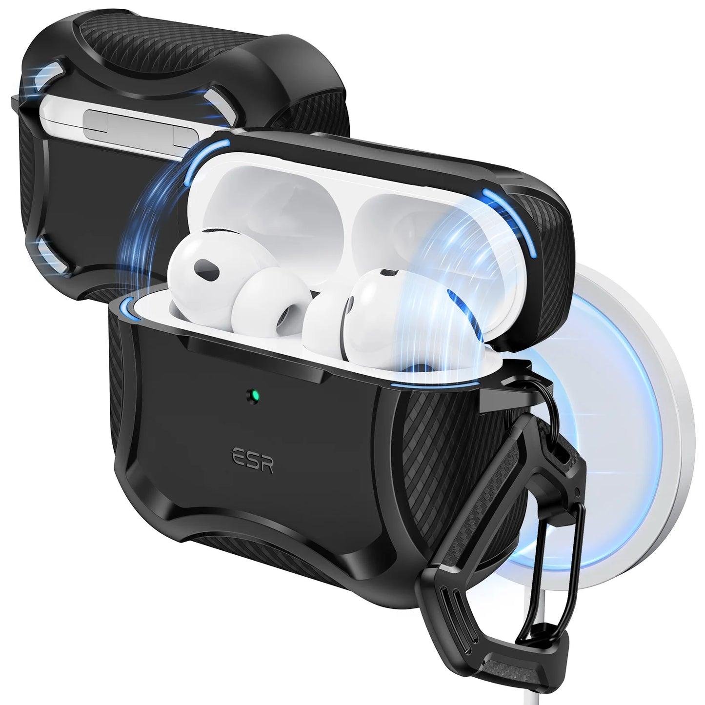 ESR pro 3 Case Compatible with 3rd Generation Earphones - Powerful Drop Protection Cover in Multiple Colors