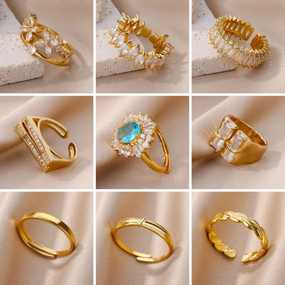 Stainless steel rings for women