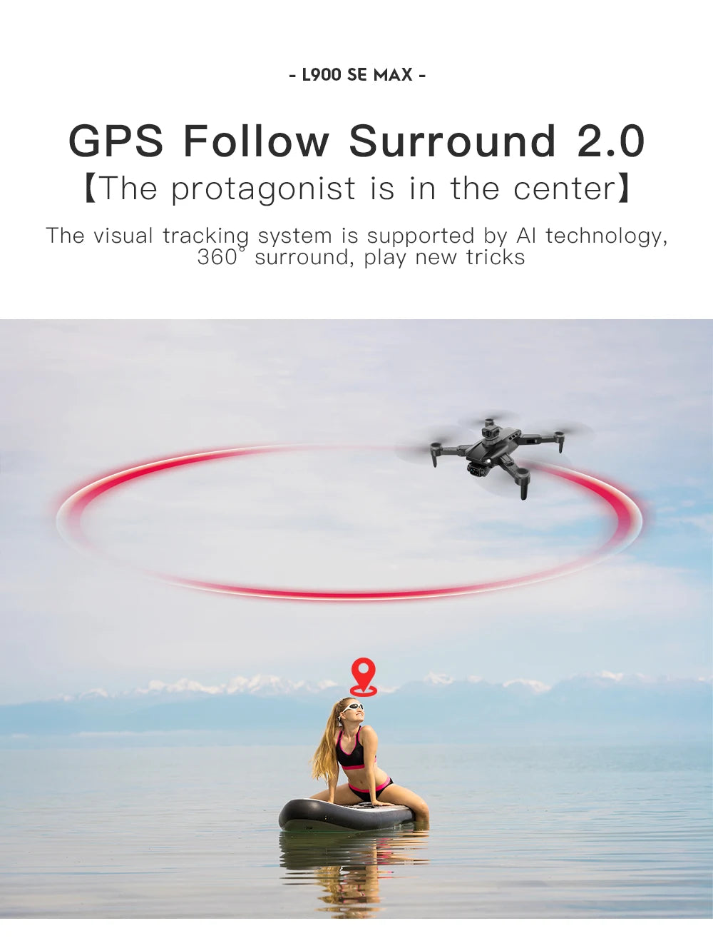 L900 Pro SE MAX 4K GPS Drone with Dual HD Camera & Obstacle Avoidance