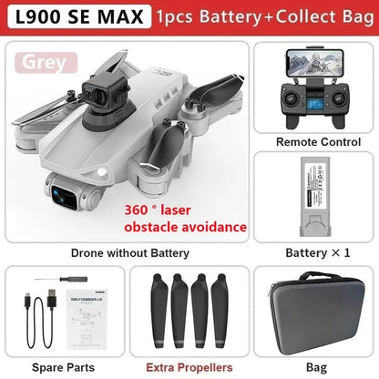 L900 Pro SE MAX 4K GPS Drone with Dual HD Camera & Obstacle Avoidance